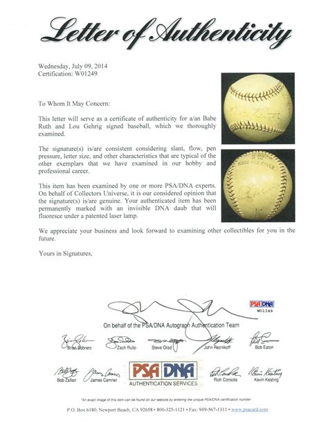 Lot Detail - Babe Ruth & Lou Gehrig Dual Signed Official League ...