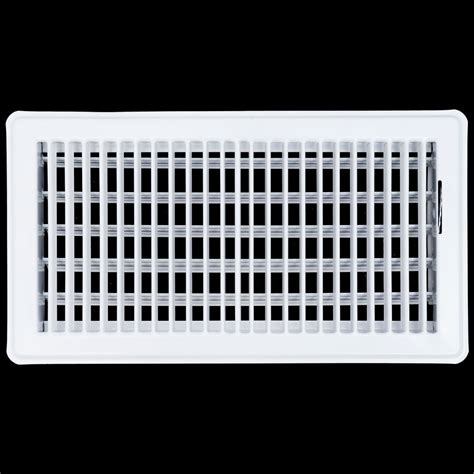 6" x 12" [Duct Opening] Floor Register with Louvered Design | Heavy Du ...