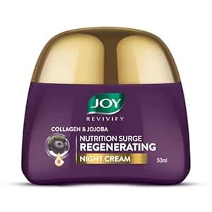 Joy Night Cream with Collagen, Jojoba, Shea Butter & Gotu Kola For ...