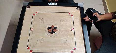 Buy GSI Superior Matte Finish Full Practice Carrom Board for Serious ...