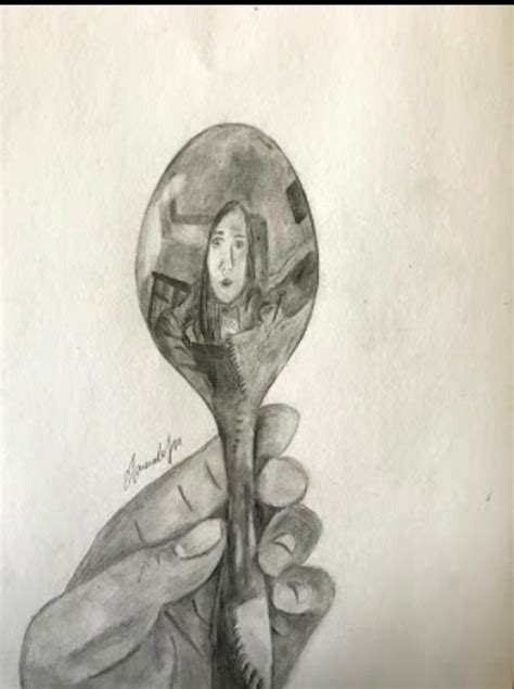 Spoon Reflection Drawings