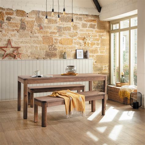 Long Dining Room Table | Gosforth Large Rustic Dining Table