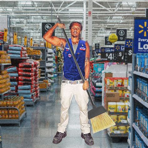 Even hackle likes to sweep the floors at walmart! : r/HauntedMound