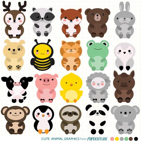Cute Animal Clip Art & Cute Animal Clip Art Clip Art Images - HDClipartAll