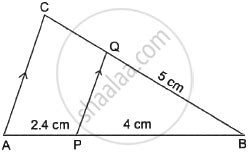 In the given figure, DE || BC. If AD = 3 cm, AB = 7 cm and EC = 3 cm ...
