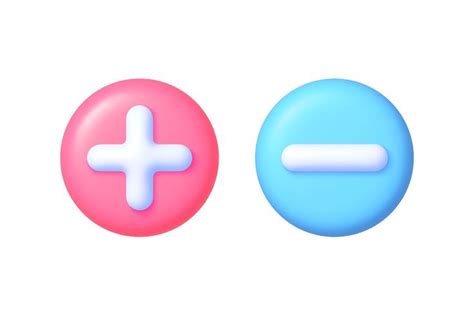 Image result for Plus/Minus Icon 3D