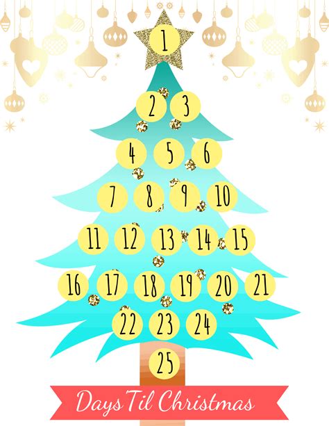 Christmas Countdown Printable