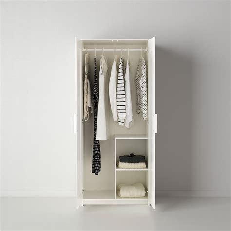 BRIMNES Armario con 2 puertas, blanco, 78x190 cm - IKEA