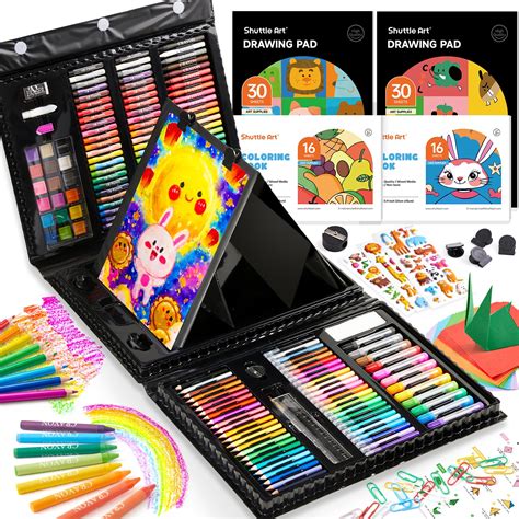 Amazon.com: Shuttle Art 335 Piece Kids Art Set, Multi-Media Art ...