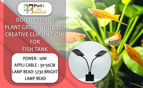 VAYINATO X7(Suits For 2Ft - 4Ft Tank) Aquarium Fish Tank Double Heads ...