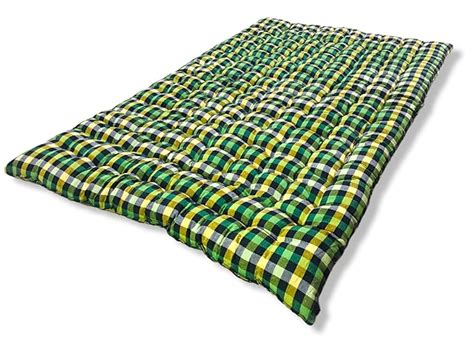 Deevine Craft King-Size Cotton Quilt Mattress | Multicolor Soft Double ...