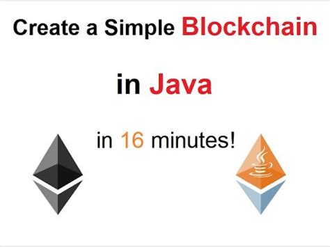How to Code Java Blockchain 的图像结果