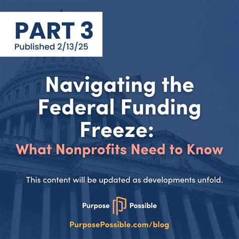 Navigating the Federal Funding Freeze: What Nonprofits Need to Know ...