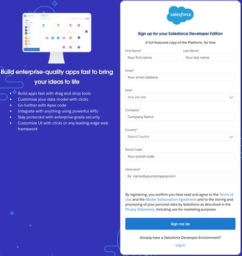 Image result for Sign Up Salesforce Developer Edition