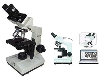 Coslab Digital Binocular Microscope With Inbuilt Camera, 6 Kg, White ...