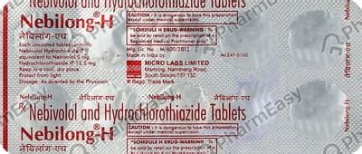 Nebilong H Strip Of 10 Tablets: Uses, Side Effects, Price & Dosage ...