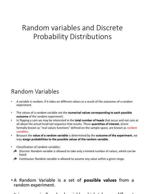 Image result for Random Variable and Discrete Probability Distribution