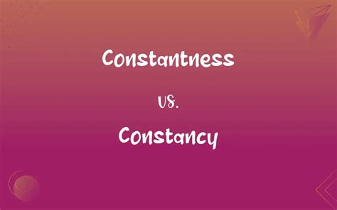 Image result for Constancy Meaning