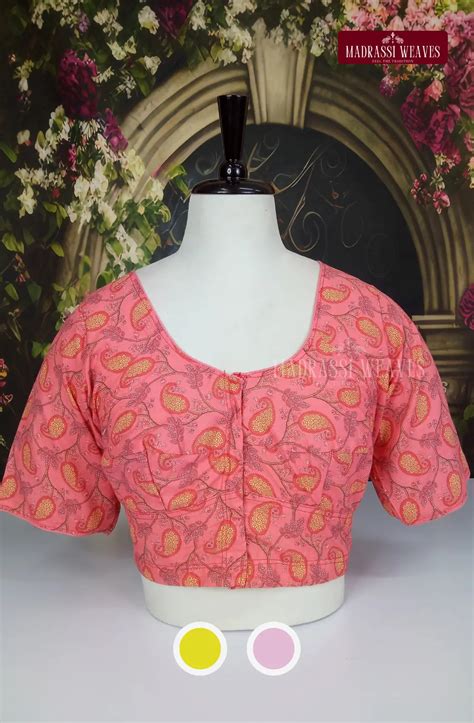 MixMatch Adjustable Readymade Cotton Blouses – Madrassi Weaves
