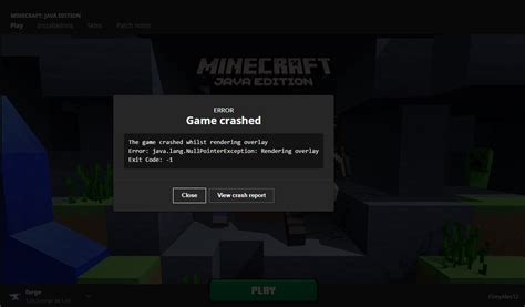Why My Game Crash in Minecraft Java 2021 的图像结果