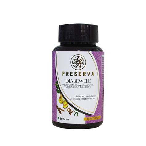 Buy Preserva Wellness Diabewell Tablets For Diabetic - 60 Tablets ...