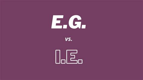 Did You Know: ‘eg’ & ‘ie’ Don’t Have The Same Meaning. Here’s How To ...