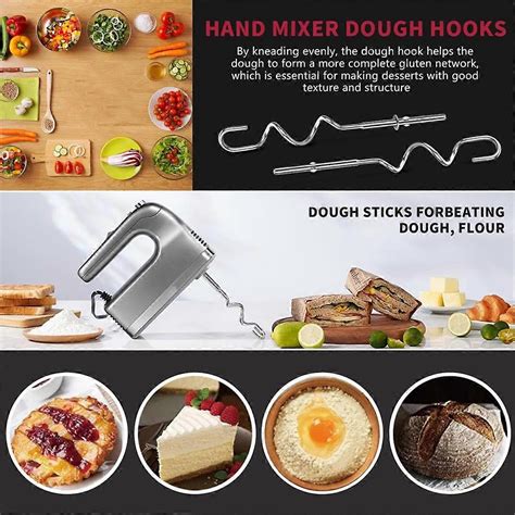 Dough Hook for Hand Mixer Replacement for Hand Mixer Dough Hooks KHM512 ...