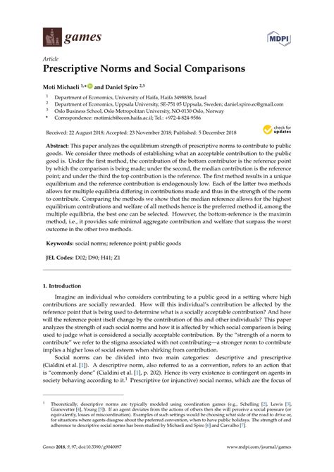 Descriptive and Prescriptive Norms 的图像结果