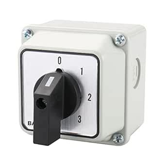 Baomain Rotary Changeover Switch SZW26-20/0-3.2D with Master Switch ...