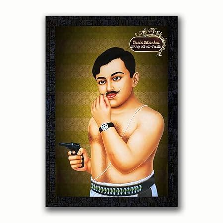 Samriddhi Indian Freedom Fighter Chandra Shekhar Poster On Sun Board ...