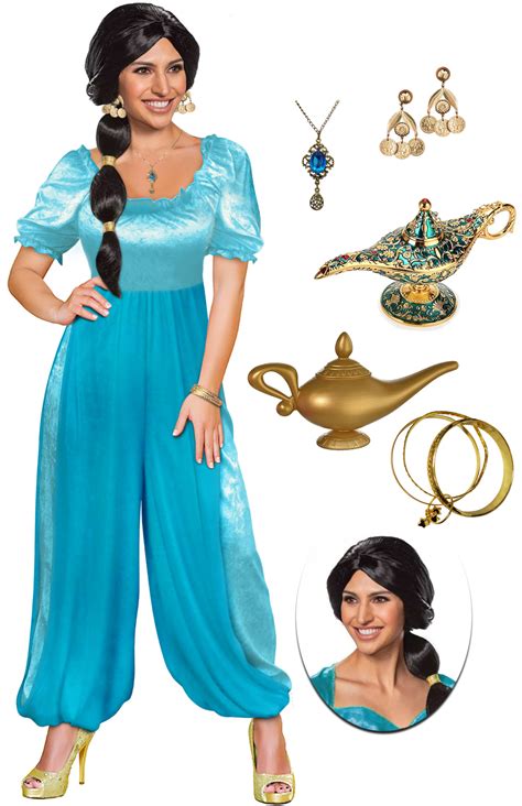 SALE! Plus Size Jasmine Halloween Costume Lg XL 1x 2x 3x 4x 5x 6x 7x 8x 9x
