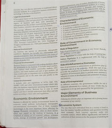4 - Economic Environment and its characteristics - Business Environment ...
