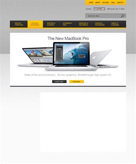 PS电子商务在线购物网站美工教程(5) - 网页模板 - PS教程自学网