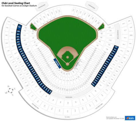 Dodger Stadium Club Level - RateYourSeats.com