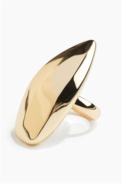 Women's Gold-coloured Statement ring | H&M IN