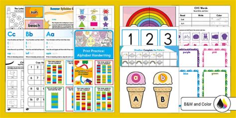 Kindergarten Readiness Activity Pack