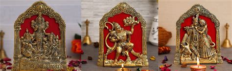 Buy Webelkart Premium Metal Laxmi Ganesha Saraswati Idol Statue Murti ...