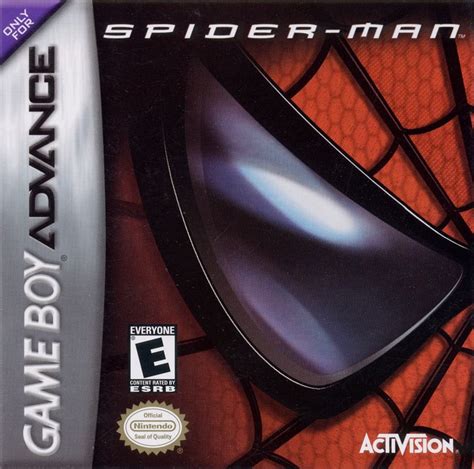 Spider-Man (2002) Game Boy Advance box cover art - MobyGames
