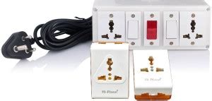 HI-PLASST (2 Switch + 2 Universal Socket + Indicator) Extension Board ...