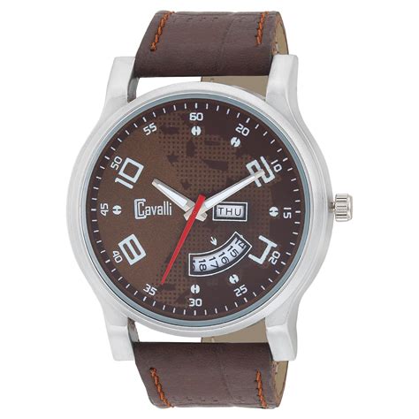 Cavalli Analogue Brown Dial Men's & Boy's Watch - Cs2689 : Amazon.in ...
