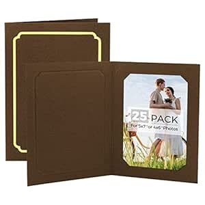 AUEAR, 25 Pack Photo Folders for Greetings/Invitation Card, Cardboard ...
