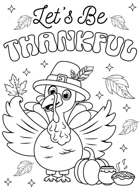 Top 60+ Thanksgiving Coloring Pages For Kids 🦃🎨 - Coloringpagesforkids.net