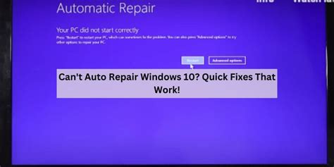 Image result for Auto Repair Windows 10