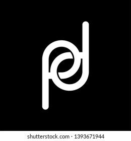 Letter Pd Logo Design Inspiration Letter Stock Vector (Royalty Free) 1393671944 | Shutterstock