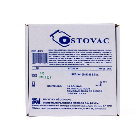 Bolsas de colostomía - Industrias Plásticas Médicas