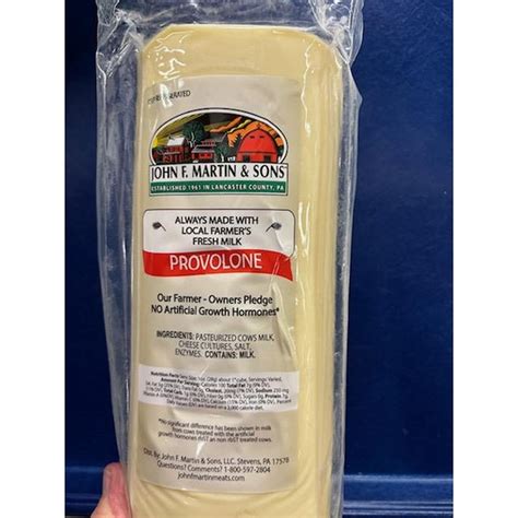 John F. Martin & Sons Provolone Cheese (1 each) Delivery or Pickup Near ...