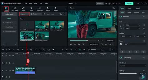 3-Way Splitscreen Transitions Filmora Tutorial