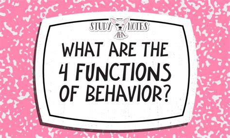 Image result for 4 Functions of Behavior