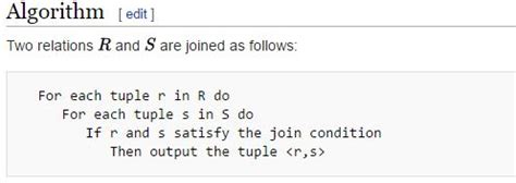 Image result for Nested Loop SQL