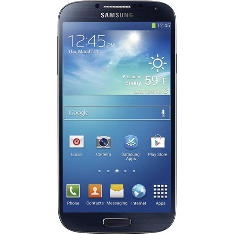 Samsung Galaxy S4 GT-I9500 16GB Smartphone I9500-BLACK B&H Photo